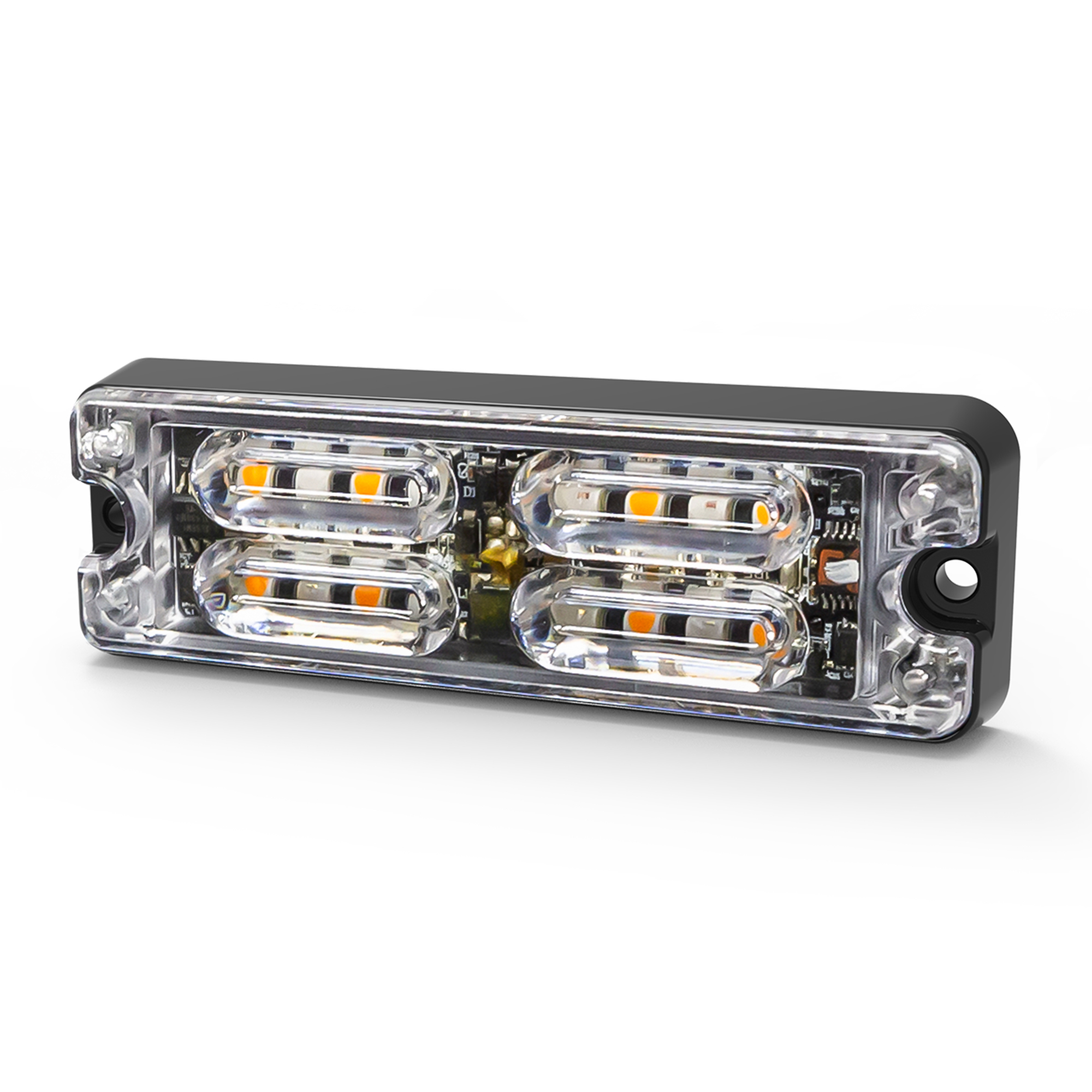 ECCO, Directional Warning Light: dual-color, amber/blue, Light Type LED, Lens Color Clear, Included (qty.) 1 Model# ED3511AB